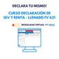 Curso Declara tu mismo! Cálculo de Impuestos - Llenado del FV 621